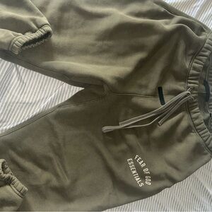 Kids Olive Green Sweatpants